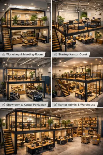Mezzanine Ruang Kantor di Cibodas