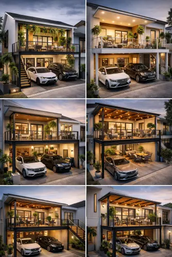 Mezannine Teras Rumah Keren di Cibodas